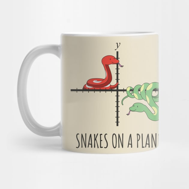 Snakes on a Plane Funny Maths by NerdShizzle